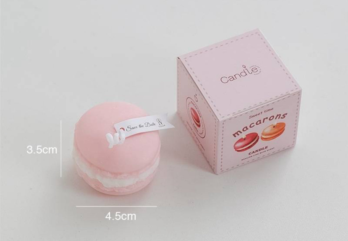 Handmade Macaroon Candle