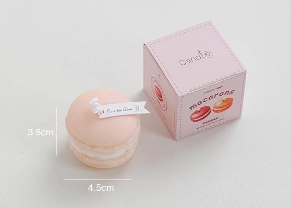 Handmade Macaroon Candle