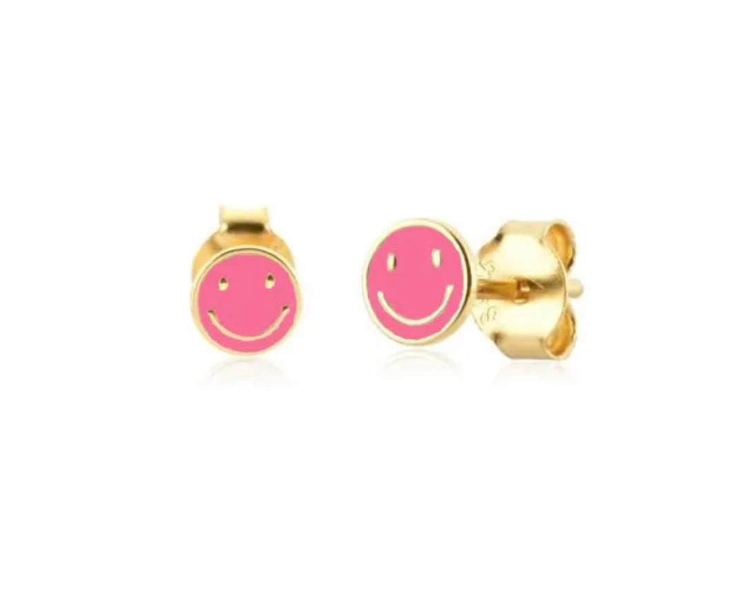 Smiley Face Stud Earrings