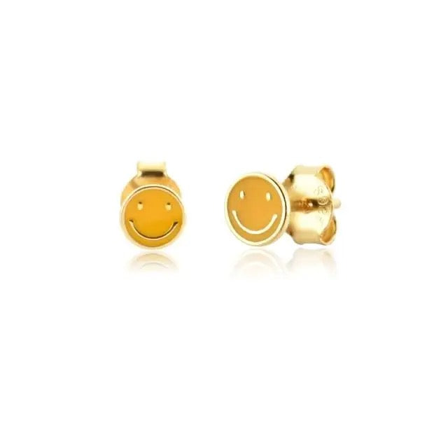 Smiley Face Stud Earrings